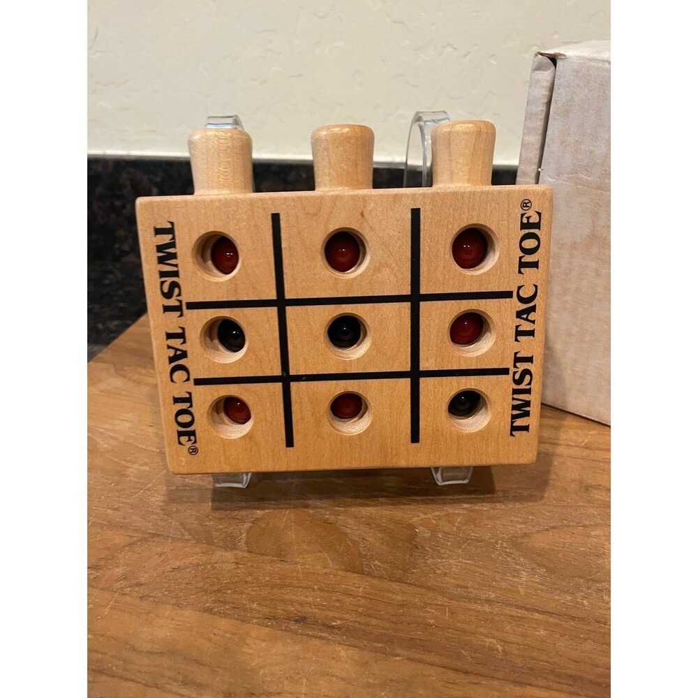 L.L. Bean "Twist Tac Toe" Wooden Game by Channelcraft
